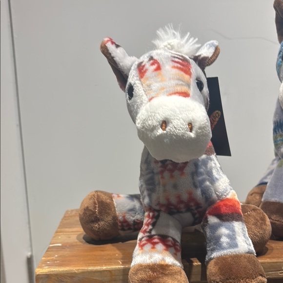 Plush Stuffed Animal Toy - White and Brown - Picture 7 of 15